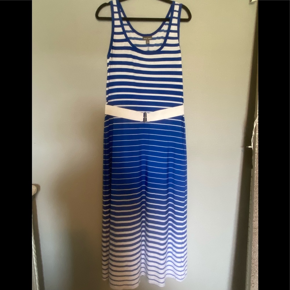 Chic Ladies Striped Maxi Dress